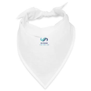Auf der Welle reiten - Bandana - Weiß - Vorne
