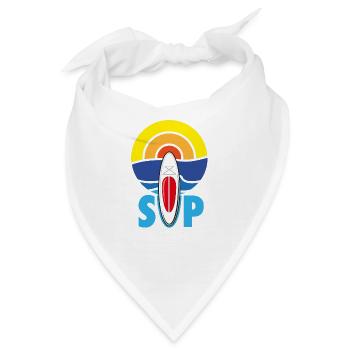 SUP - Stand UP Paddle - Bandana - Weiß - Vorne
