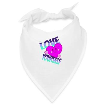 Love yourself 2 - Bandana - Weiß - Vorne