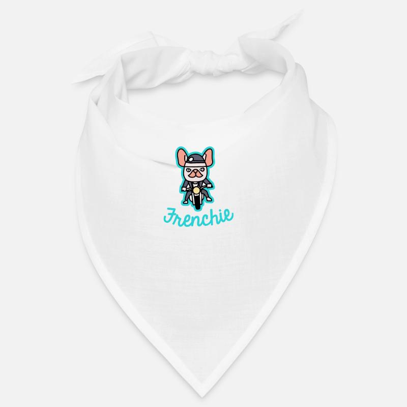 Frenchie Biker Motorrad Hund Geschenk Frenchie Bandana