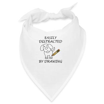 Hobbydesigner Illustrator Skizzieren Artwork - Bandana - Weiß - Vorne