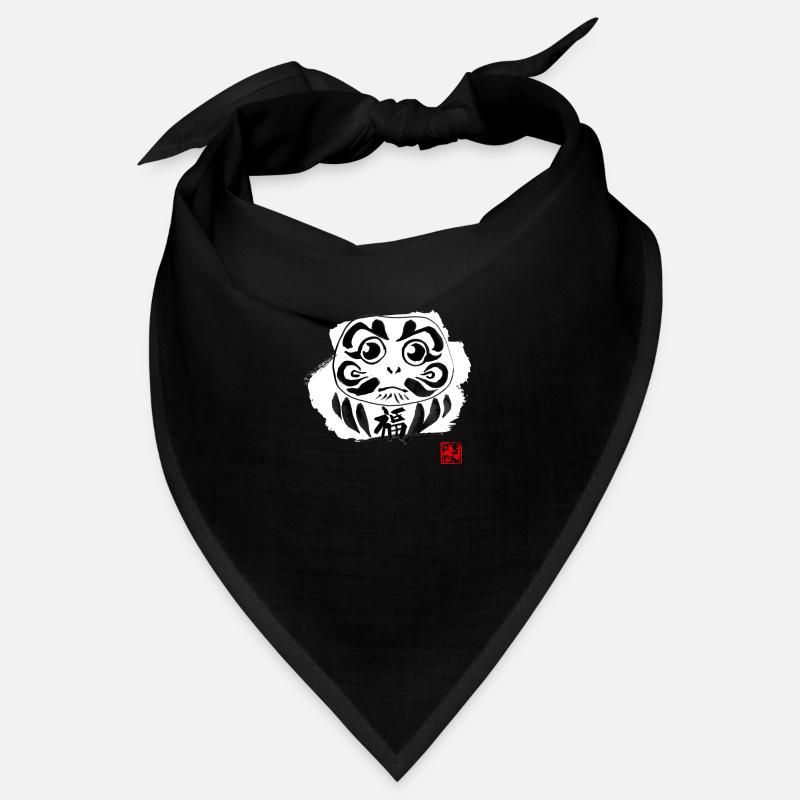 daruma white Bandana