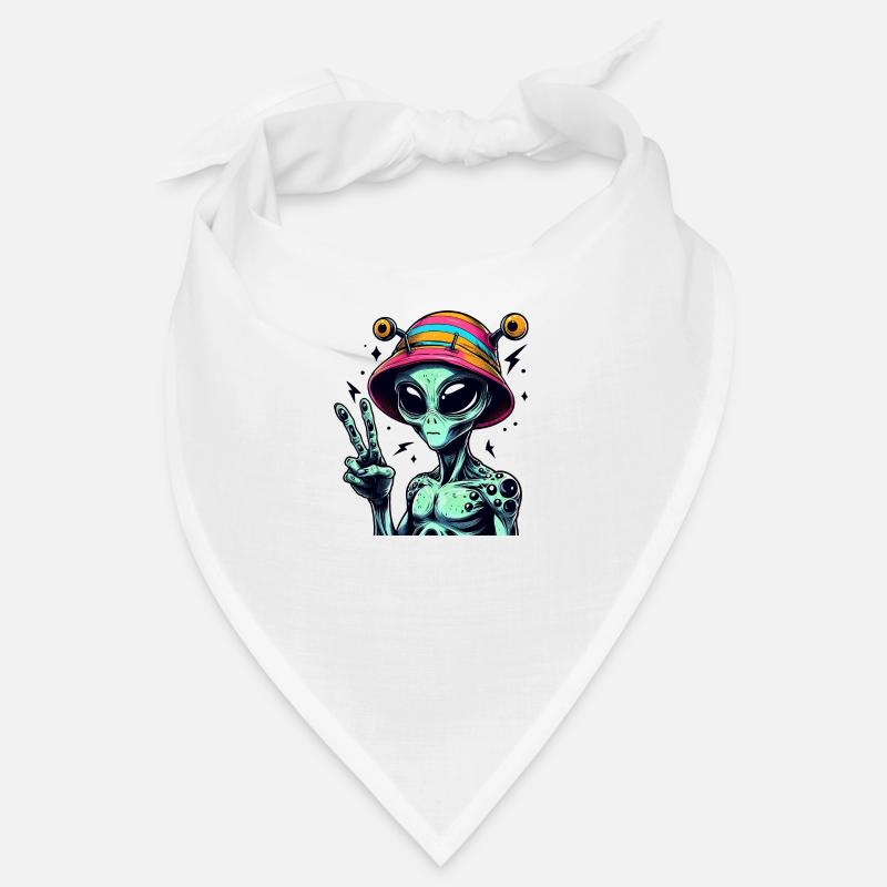 Alien Shows Peace Bandana