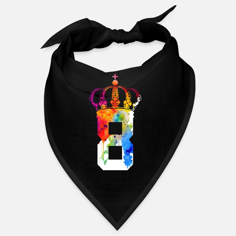 KING 8 YEAR OLD QUEEN 8TH BIRTHDAY Bandana