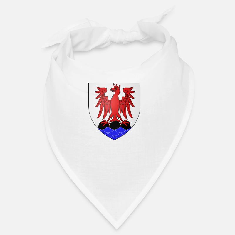 Blason Nice - Bandana - blanc