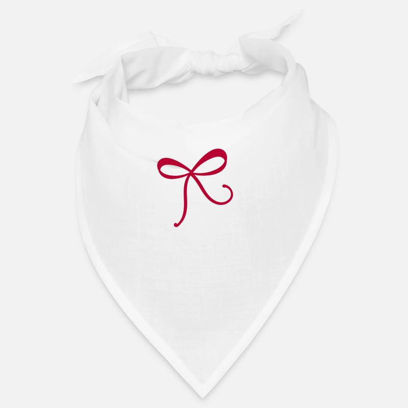 Schleife rot Bandana
