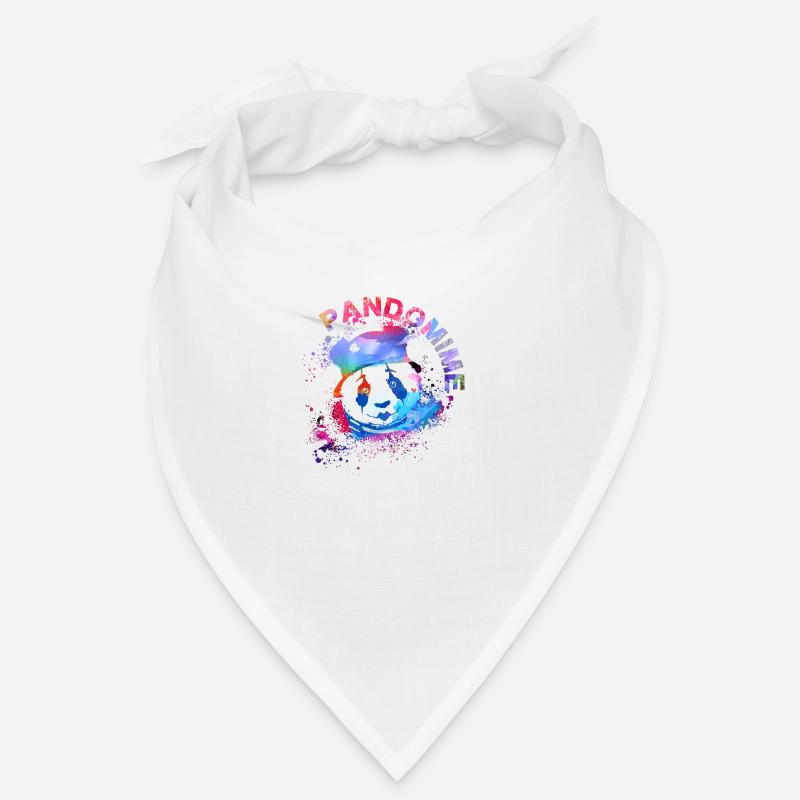 pandomime,panda,pantomime,graffiti Bandana