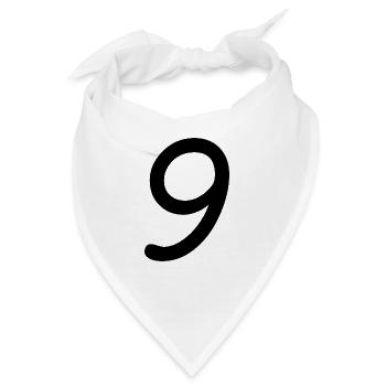 9 - Bandana - Weiß - Vorne