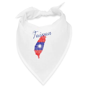 Taiwan - Bandana - Weiß - Vorne