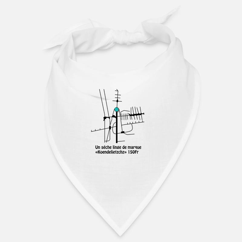 Le sèche linge Koendelietzsche - Bandana - blanc