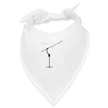 Old but Gold, Bügellift Skilift lustige Sprüche - Bandana - Weiß - Vorne