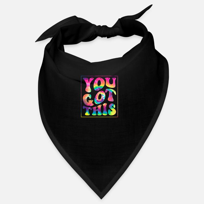 Vous avez ce tee-shirt de test de teinture de cravate Groovy pour Bandana