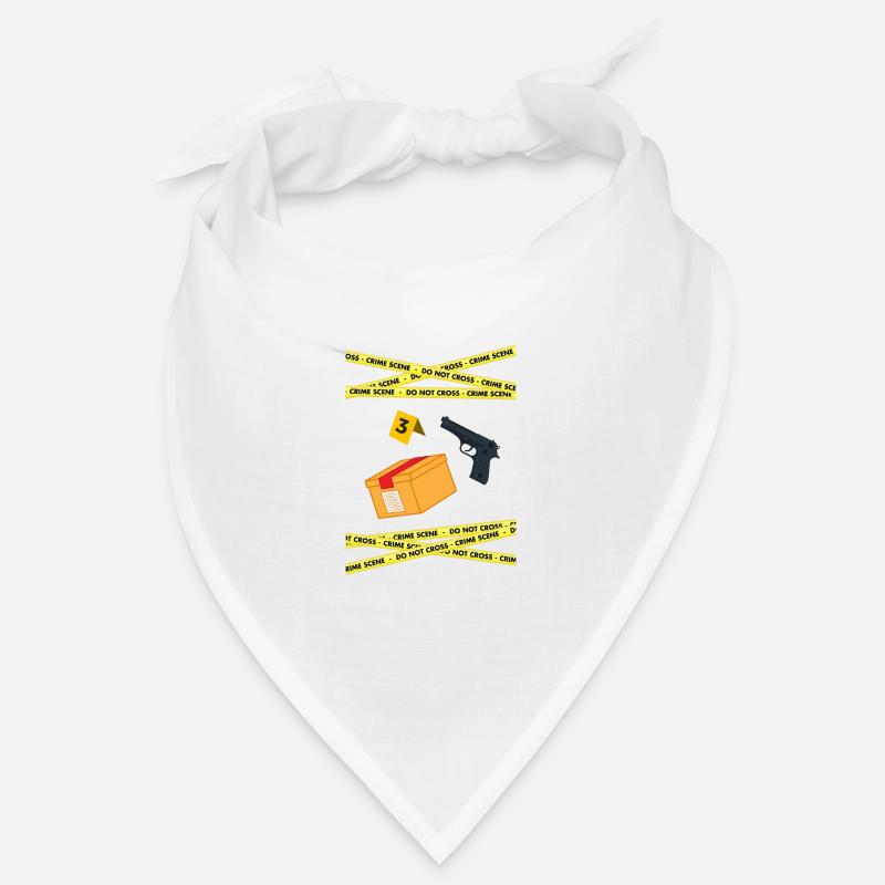 Securing traces - Kripo Polizei Kriminaltechnik Bandana