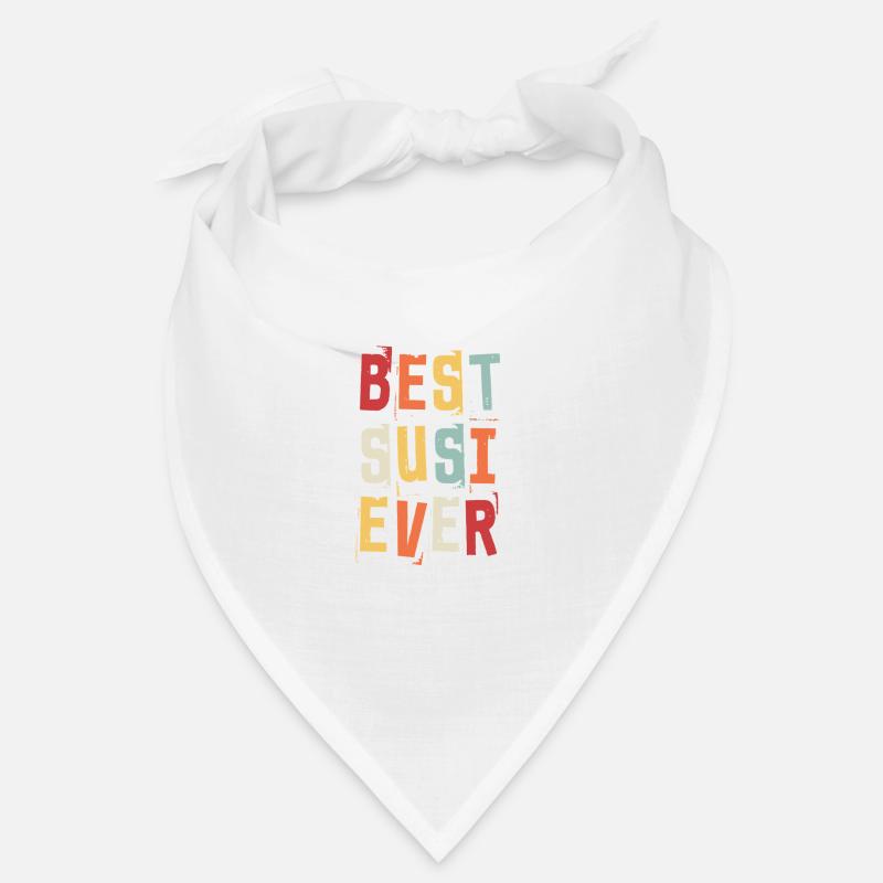 Best Susi Ever Retro First Name Text Saying Bandana