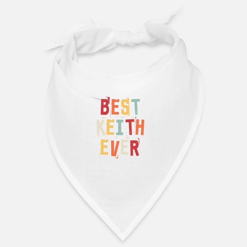 Bester Keith Ever Retro Vorname Text Spruch Bandana