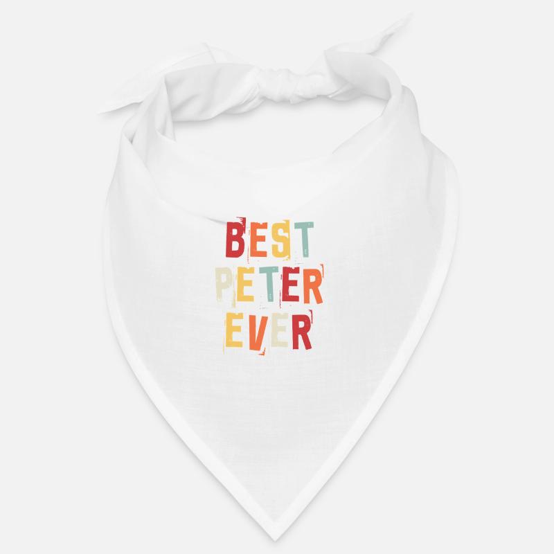 Best Peter Ever Retro First Name Text Saying Bandana