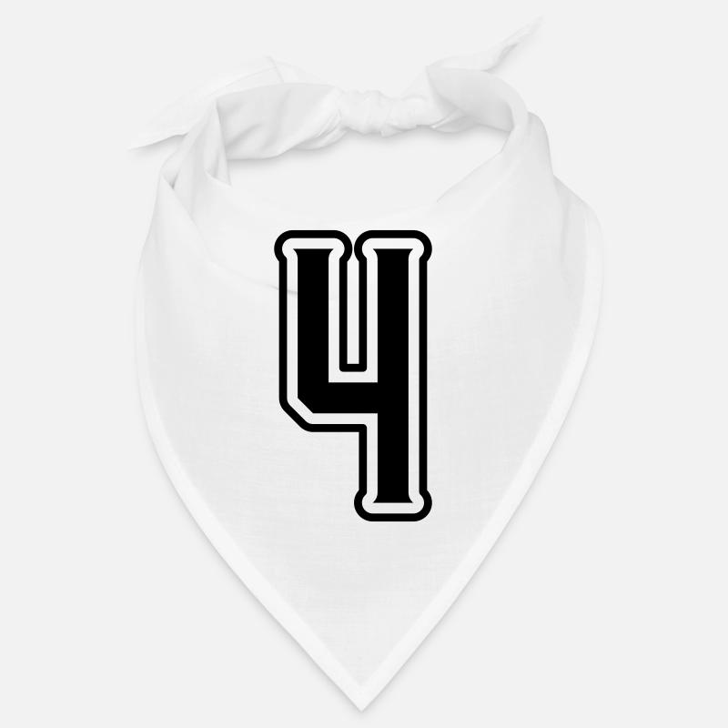 4 number symbol Bandana