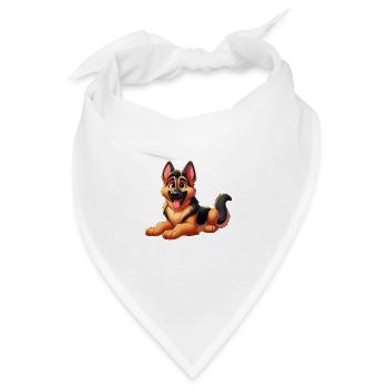 Beauceron 4 - Bandana - Weiß - Vorne
