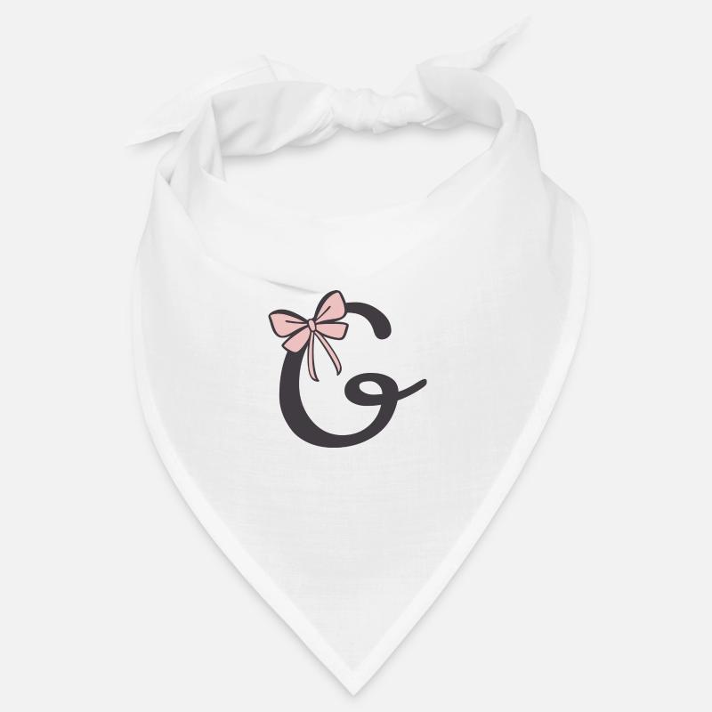 Lettre initiale G Ruban Bandana