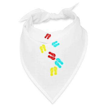 Badelatschen icon - Bandana - Weiß - Vorne