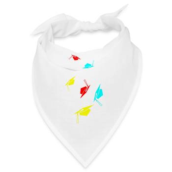 Student symbol - Bandana - Weiß - Vorne