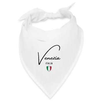 Ich liebe Venedig, Venedig Italien - Bandana - Weiß - Vorne