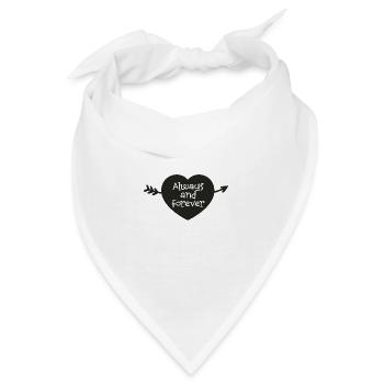 Always And Forever - Bandana - Weiß - Vorne