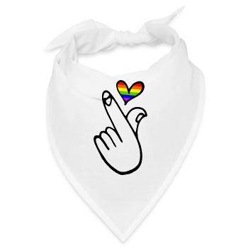 Lgbt - Bandana - Weiß - Vorne