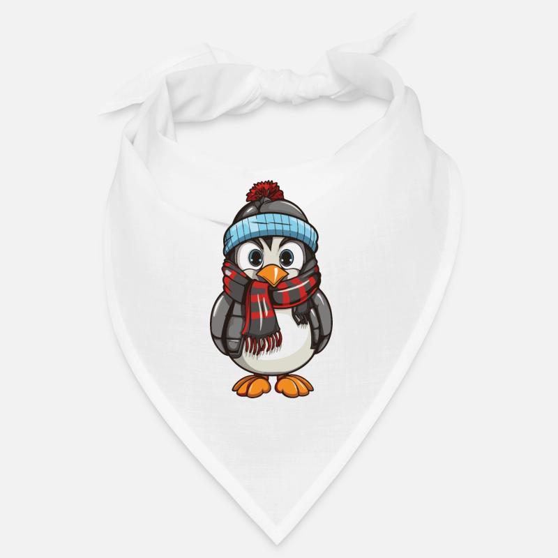 Pinguin Comic Winter Bandana