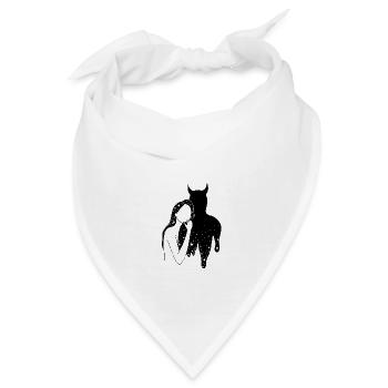 Tanz mit dem Teufel - Bandana - Weiß - Vorne