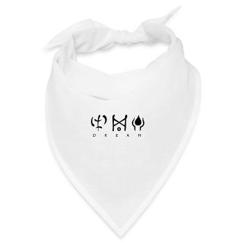 dream diablo runenwort - Bandana - Weiß - Vorne