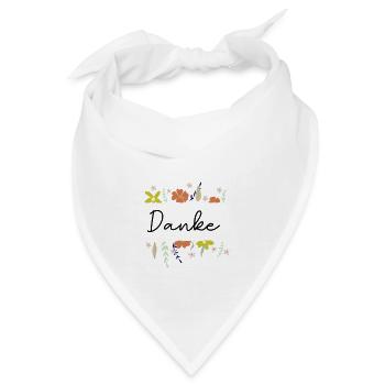 Danke - Bandana - Weiß - Vorne