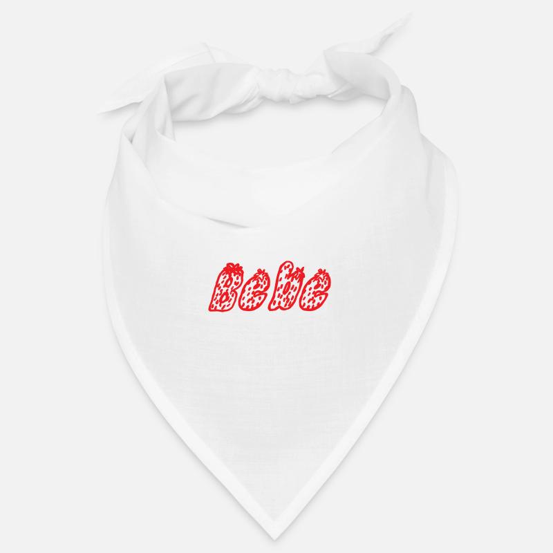 Bebe Abstract Red Pixel Art Bandana