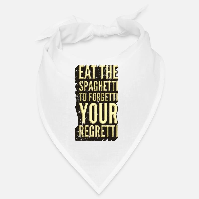 Spaghetti Regret Sarcasm Graphic Bandana