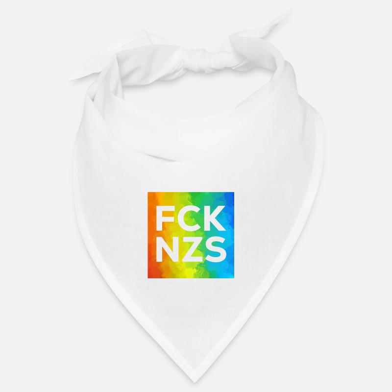 Fck NZS Cutout Regenbogen Bandana