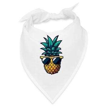 Süßer Affe Engel - Tierisches Fantasie Design - Bandana - Weiß - Vorne