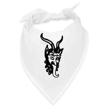 Krampus - Bandana - Weiß - Vorne