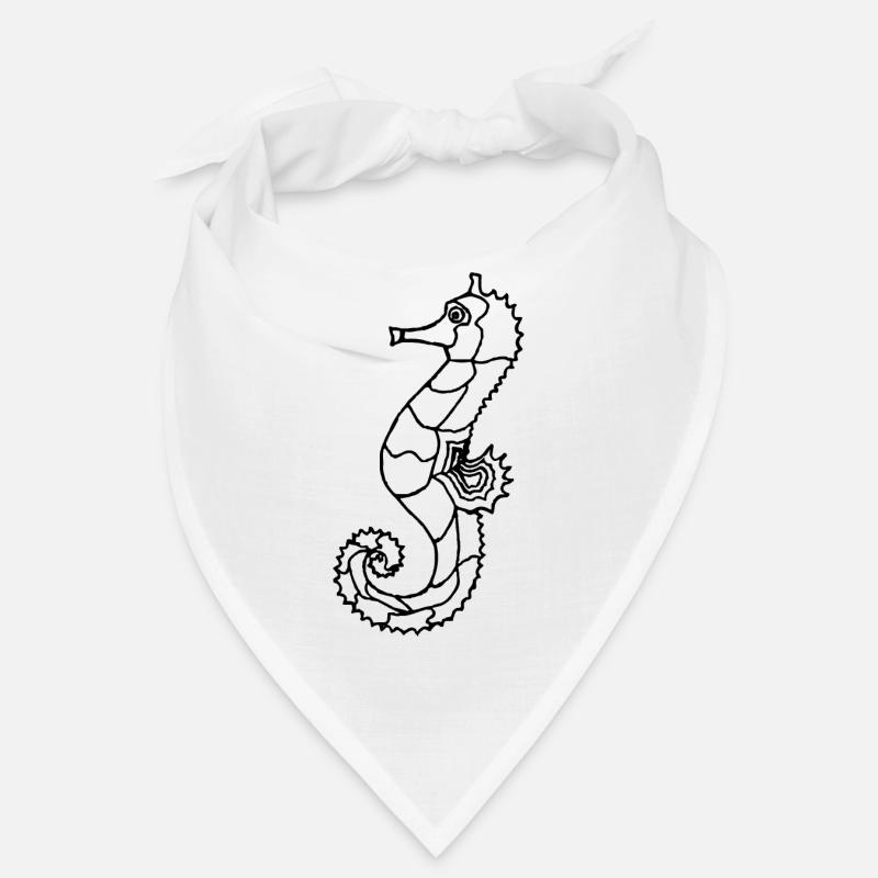 Hippocampe noir Bandana