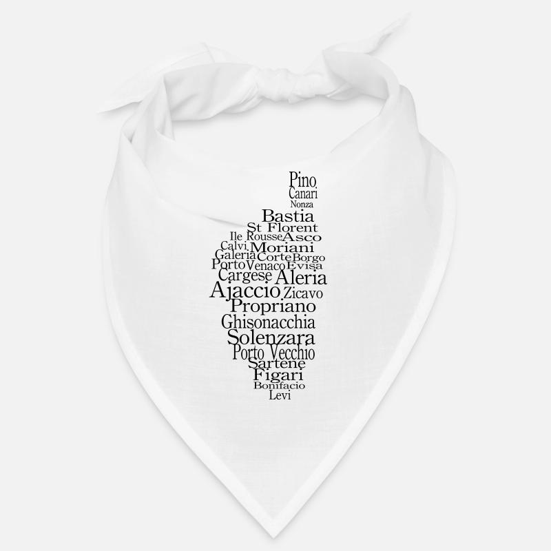 Corse - Bandana - blanc