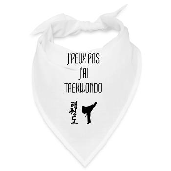 Taekwondo Taekwondoin Tae-Kwon-Do Tae Kwon Do - Bandana - Weiß - Vorne