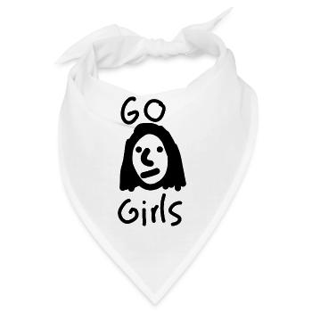 Go Girls - Bandana - Weiß - Vorne