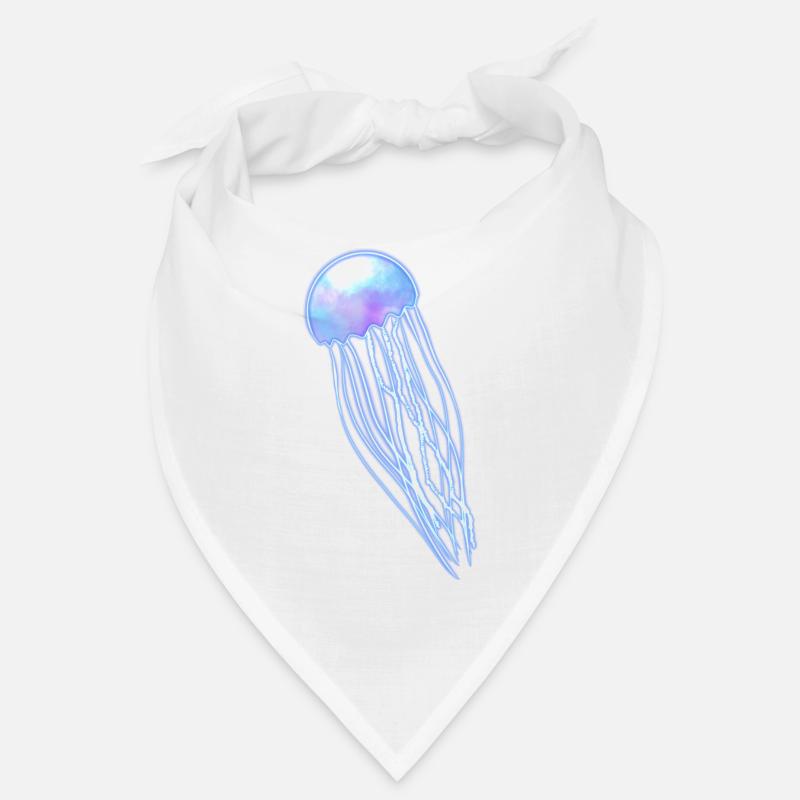 Blue jellyfish Bandana