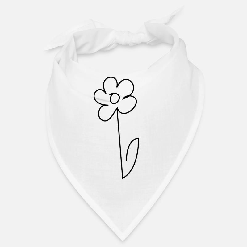 Gänseblümchen - Bandana - Weiß
