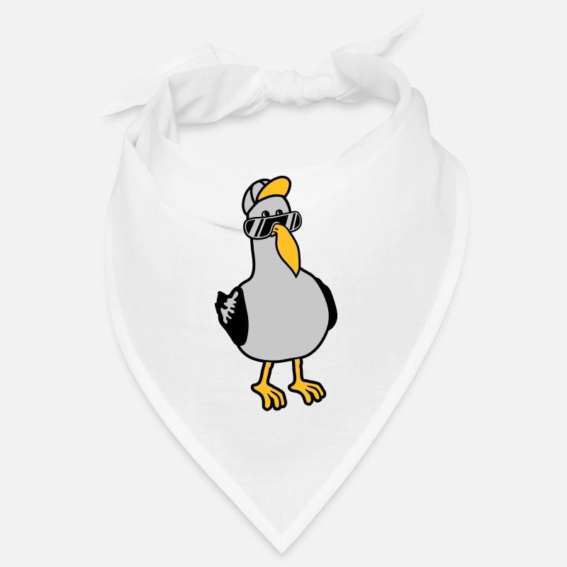 Coole Möwe Sonnenbrille Mütze Bandana