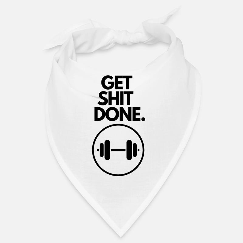 Slogan motivant GET SHIT DONE Bandana