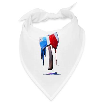 Axt - Bandana - Weiß - Vorne