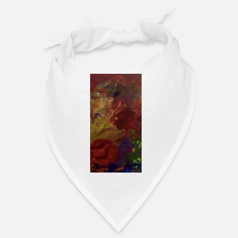 Kunst Gemälde Farbenfroh Bandana