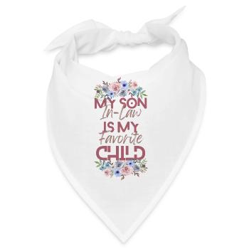 Mein Schwiegersohn ist mein Lieblingskind - Bandana - Weiß - Vorne