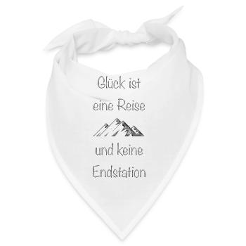 glück - Bandana - Weiß - Vorne