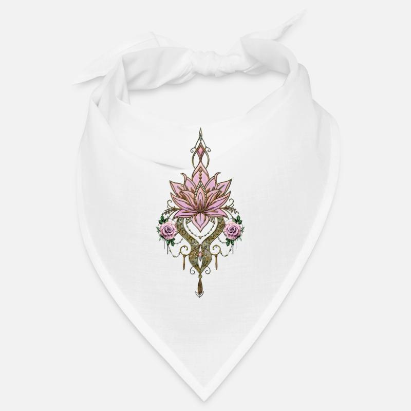 Belle fleur de lotus Bandana